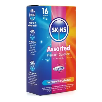 Skins Assorted Condoms 16-pack