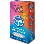 Skins Assorted: Kondomer, 12-pack