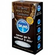 Skins Black Choc: Kondomer, 12-pack