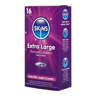 Skins Extra Large Condoms 16-pack