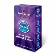 Skins Extra Large Kondomer 12-pack - Klar