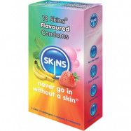 Skins Flavoured: Kondomer, 12-pack