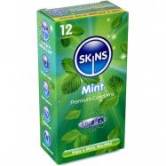 Skins Flavoured: Mint, Kondomer, 12-pack