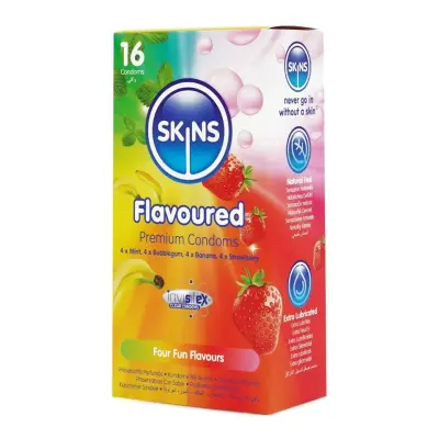 Skins Flavours Condoms 16-pack