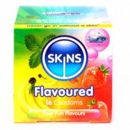 Skins Flavoured Condoms 16 pcs - Klar