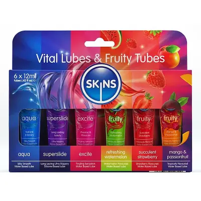 Skins Sampler Tubes - Vital& Fruity 6-pack