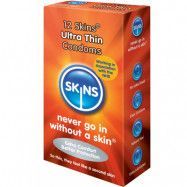 Skins: Ultra Thin, Kondomer, 12-pack