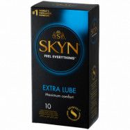 SKYN Extra Lube Latexfria Kondomer 10 st - Klar