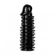 Shots Toys Spiky Penis Extension Sleeve   - Svart