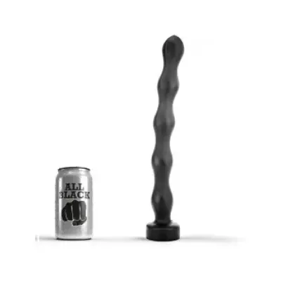 All Black Anal Plug Ball 32 Cm