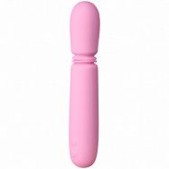 baseks Slim Thrusting och Vibrerande Wand - Pink