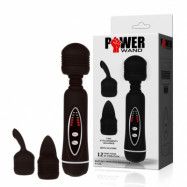 Black Power Wand with 2 Heads