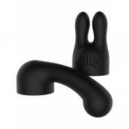 Bodywand: Curve Attachment Set, G-Spot & Clitoral, svart