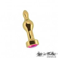 Buttplug, Ruby Wand - Gold