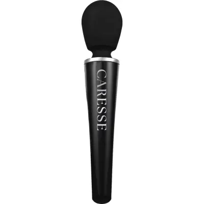 Caresse: Compact Wand Massager, svart