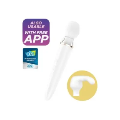 Satisfyer Double Wander App White