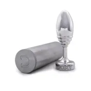 Doxy Ribbed Metall Butt plug