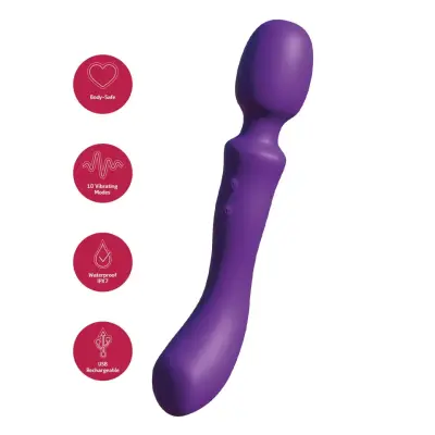 Dual-Sided Massaging Vibrating Wand