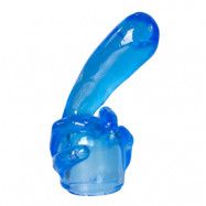 Easytoys Big Blue Middlefinger Wand Attachment