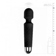 EasyToys Mini Wand Vibrator - Black- liten men kraftfull