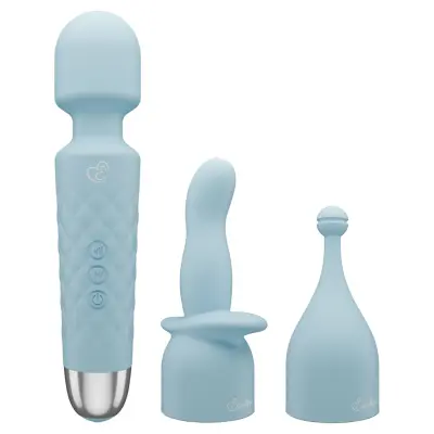 EasyToys: Wand Vibrator with 2 Attachments