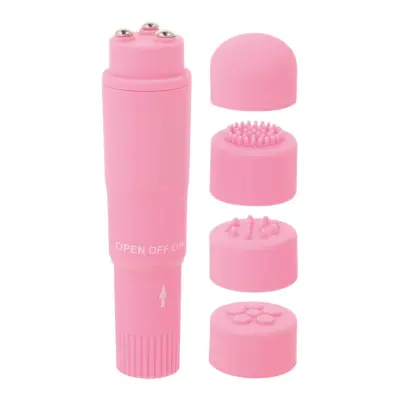 Glossy Pocket Wand Massager - Kurt Minivibrator - Rosa