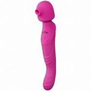 Javida 3 Function Wand och Vibrator - Pink