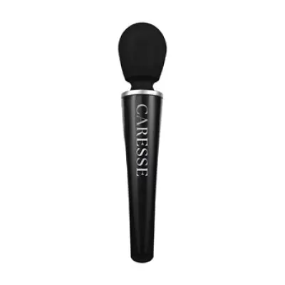 Caresse Compact Wand Massager Black