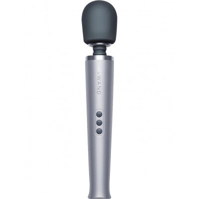 Le Wand: Rechargeable Vibrating Massager, silver