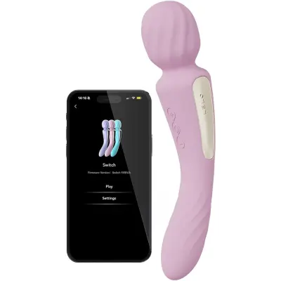 LELO: Switch, Double-Ended Wand Vibrator, rosa