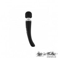 Love Magic, uppladdningsbar Massage Wand - Black