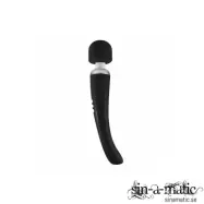 Love Magic, uppladdningsbar Massage Wand - Black