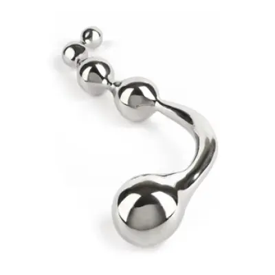 Mr. Steel Twisted Desire Bulb Wand Silver