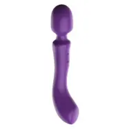 She.E.O. Dual-Sided Massaging Vibrating Wand PURPLE