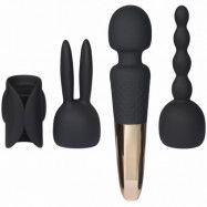 Sinful Magic Wand Couple's Play Set - Black