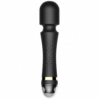 Tongue Double End Wand Black