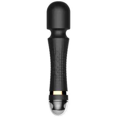 Tongue Double End Wand Black