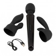 Wand Vibrator with 2 Attachments