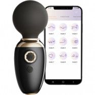 Zalo: Ava, App-Controlled Smart Wand Massager, svart