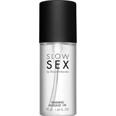 Bijoux Indiscrets: Slow Sex, Warming Massage Oil, 50 ml