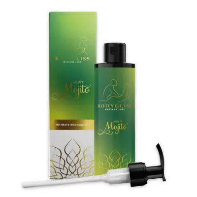 BodyGliss – Massage Oil And Lubricant In 1 - Minty Mojito - 150 ml