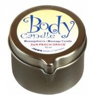 Bodymassage candle peach