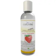 Catchlife: Massageolja, Vanilj &amp; Jordgubb, 100 ml