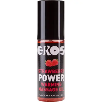 Eros Strawberry: Power Warming Massage Oil, 100 ml