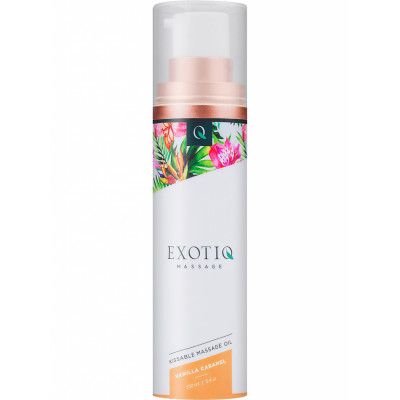 Exotiq: Kissable Massage Oil, Vanilla Caramel, 100 ml