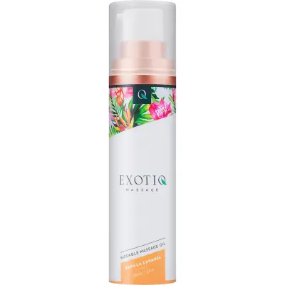 Exotiq: Kissable Massage Oil, Vanilla Caramel, 100 ml