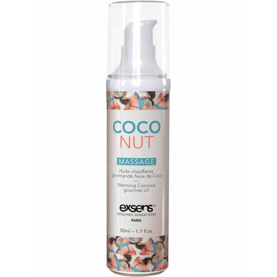 Exsens: Warming Massage Oil, Coconut, 50 ml