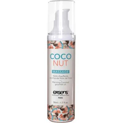 Exsens: Warming Massage Oil, Coconut, 50 ml
