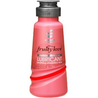Fruity Love Glidmedel Mousserande Jordgubbsvin, Swede - Glid med smak 100 ml