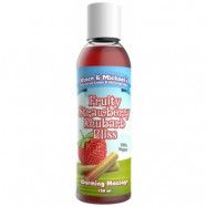 Fruity Strawberry Rhubarb Bliss Värmande massageolja 150 ml